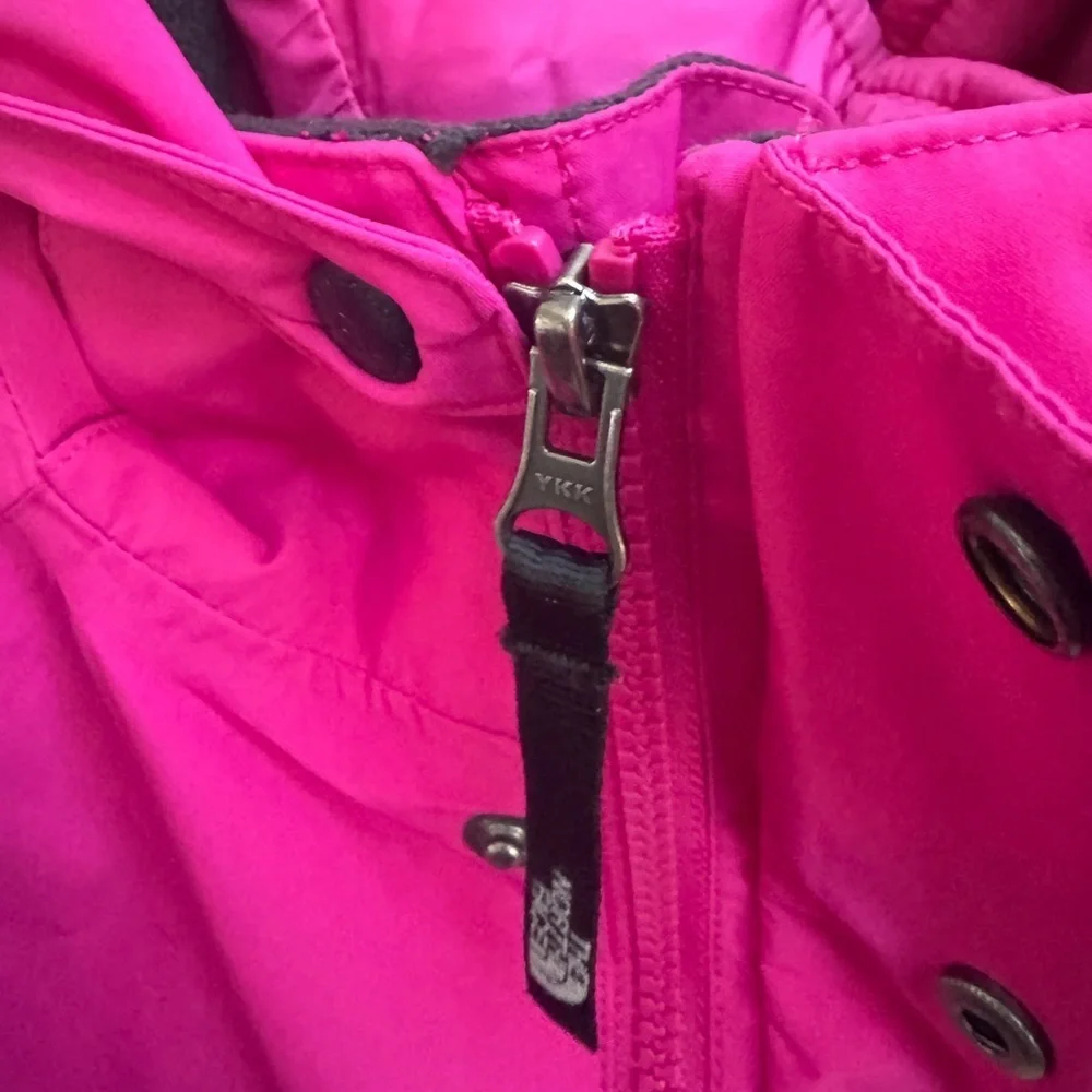 The North Face Girls Large 14/16 Kids Pink and Black TriClimate System Jacket